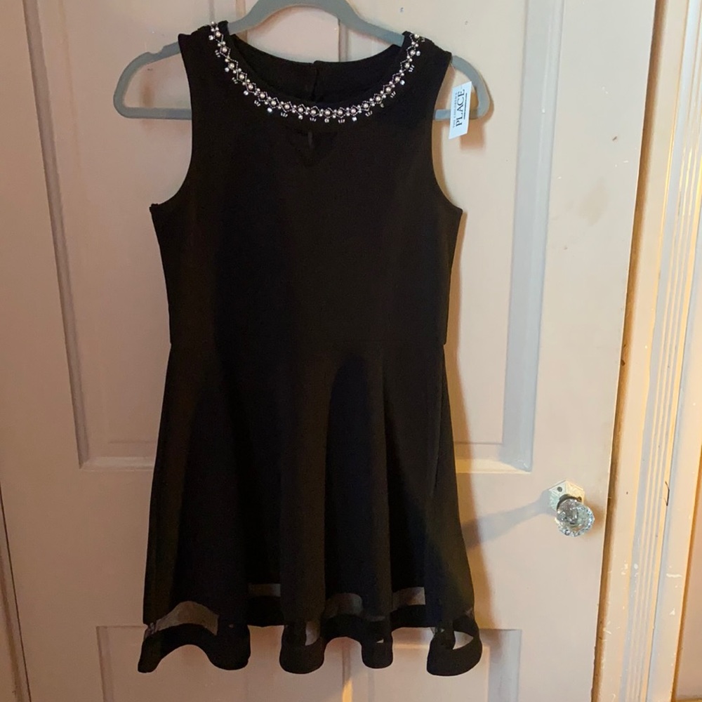 Children’s Place Little Black Dress NWT 16
